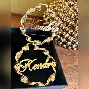 Gold plated earrings